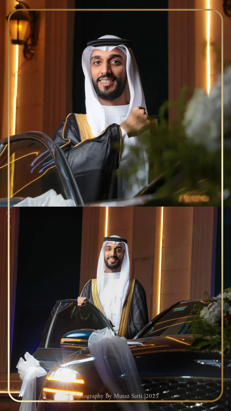 بورتريه العريس في ليلة الزواج — تصوير معتز ساتي