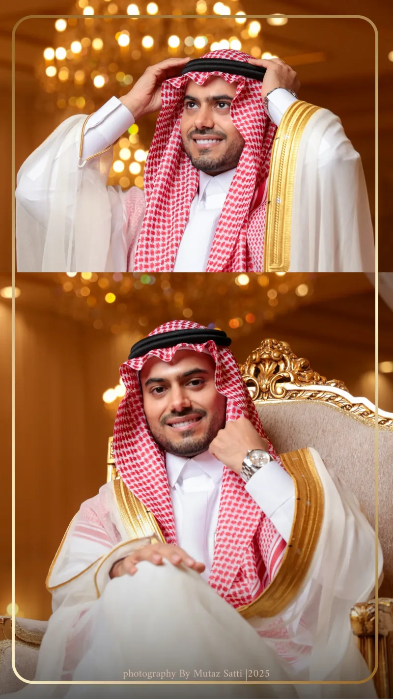 بورتريه العريس في ليلة الزواج — تصوير معتز ساتي